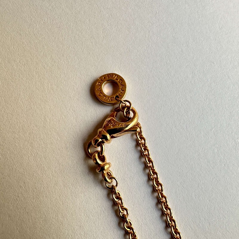 Bvlgari宝格麗 B.zero1系列黃金彈簧項鍊-8