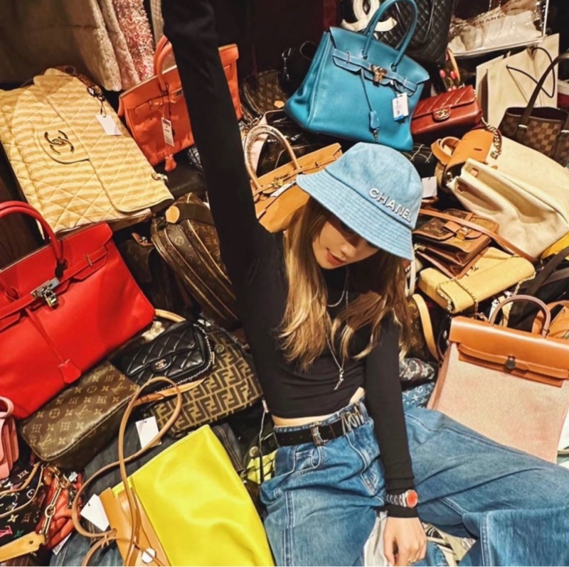 chanel 香奈兒 牛仔 丹寧 漁夫帽 遮陽帽 休閒帽 牛仔帽-4