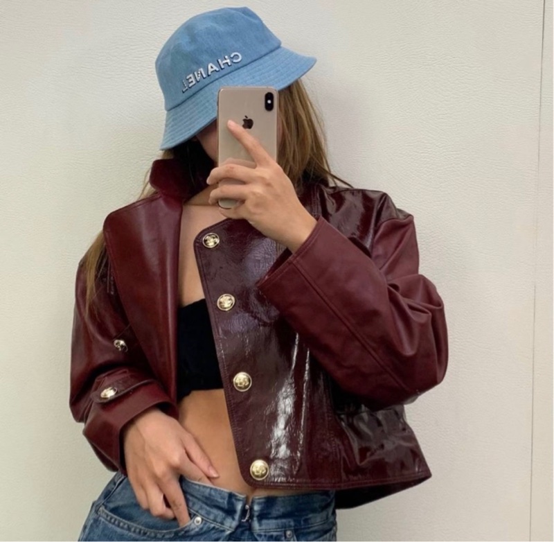 chanel 香奈兒 牛仔 丹寧 漁夫帽 遮陽帽 休閒帽 牛仔帽-7