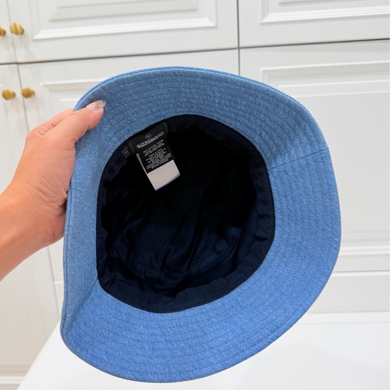 chanel 香奈兒 牛仔 丹寧 漁夫帽 遮陽帽 休閒帽 牛仔帽-10