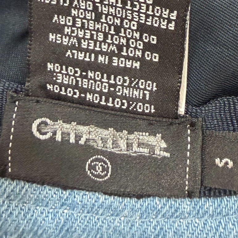 chanel 香奈兒 牛仔 丹寧 漁夫帽 遮陽帽 休閒帽 牛仔帽-17