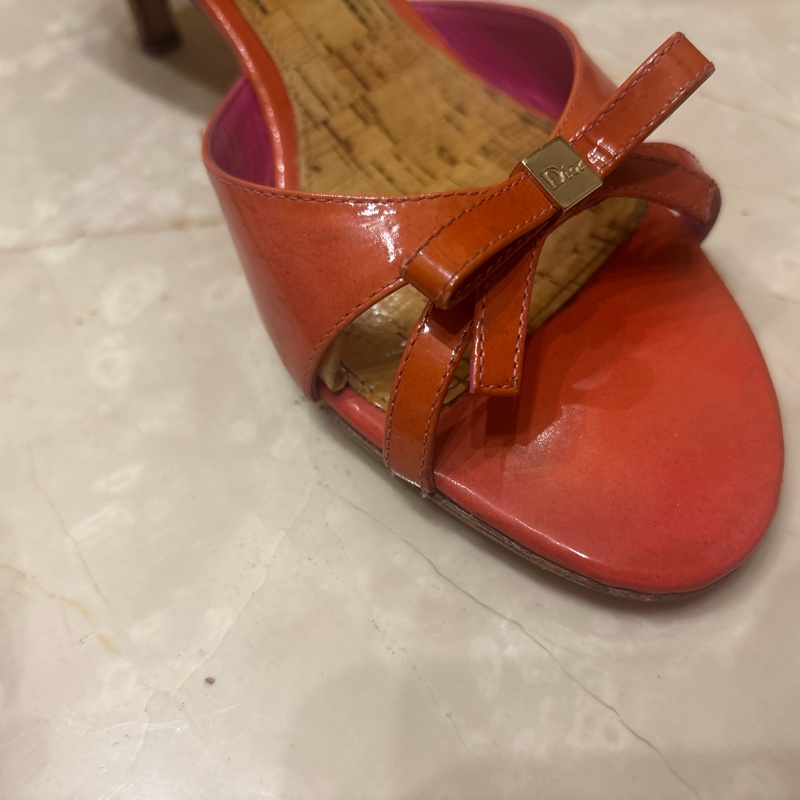 Dior 7公分 37號拖鞋-2
