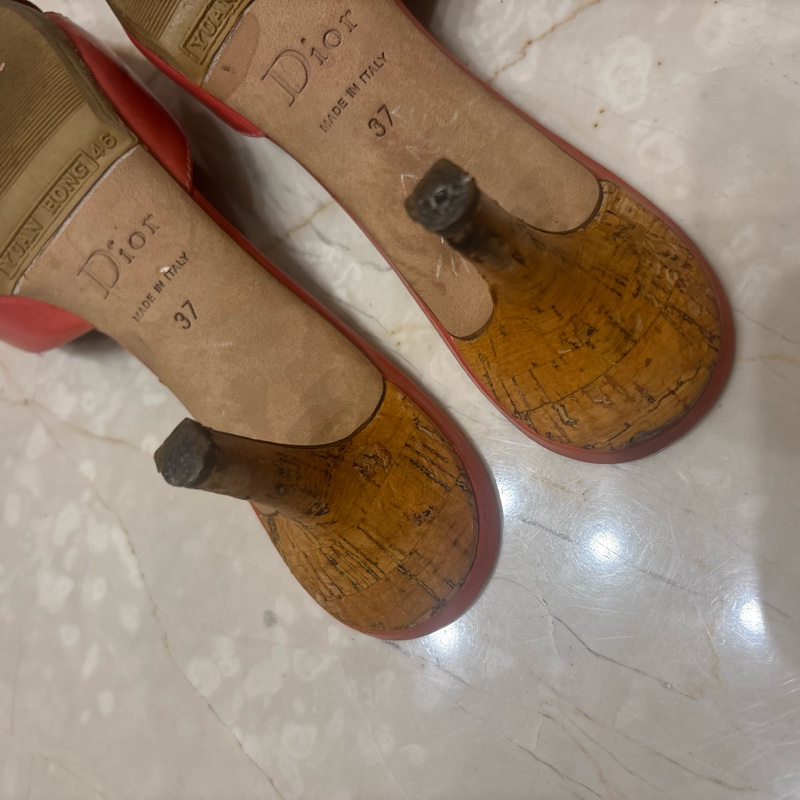 Dior 7公分 37號拖鞋-6