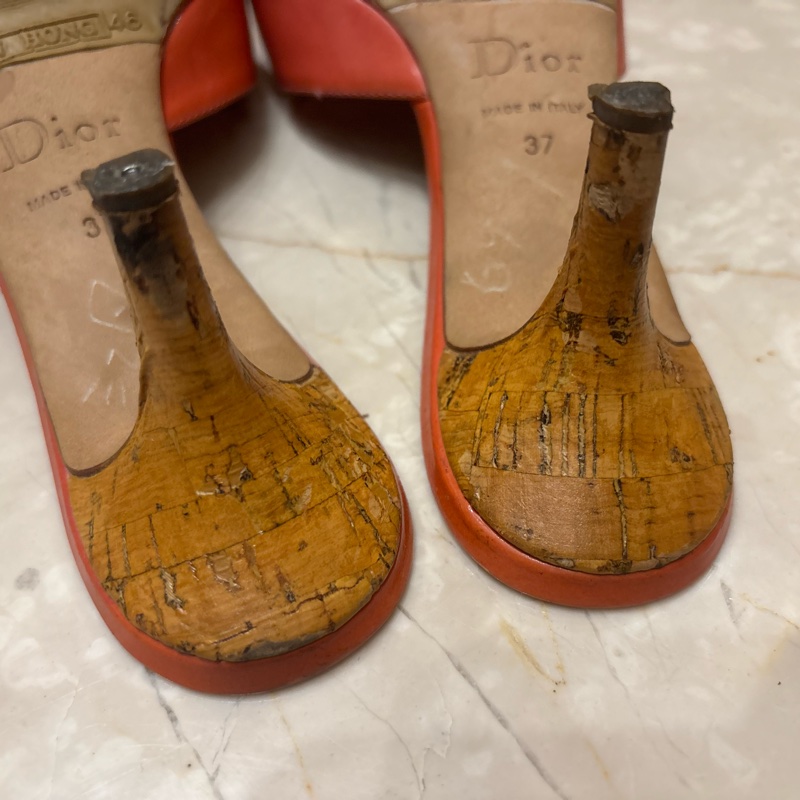 Dior 7公分 37號拖鞋-8