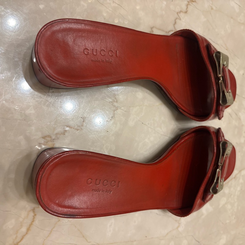 Gucci 4公分37.5涼鞋-16