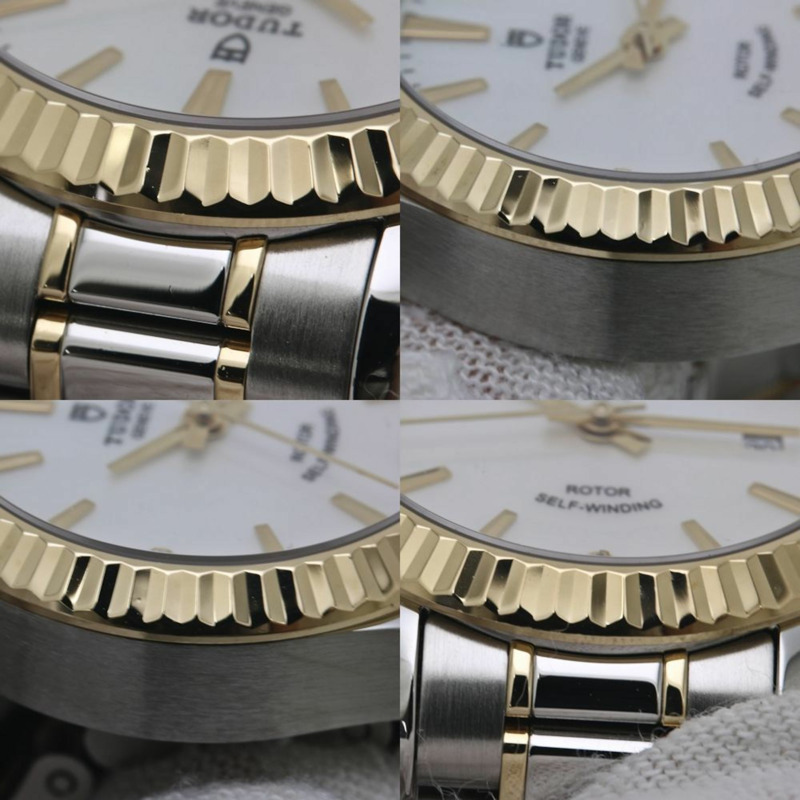 TUDOR 帝舵 Style 三件式鑽石腕錶 M12113-0017 女款 18K 黃金與不鏽鋼 40096-6