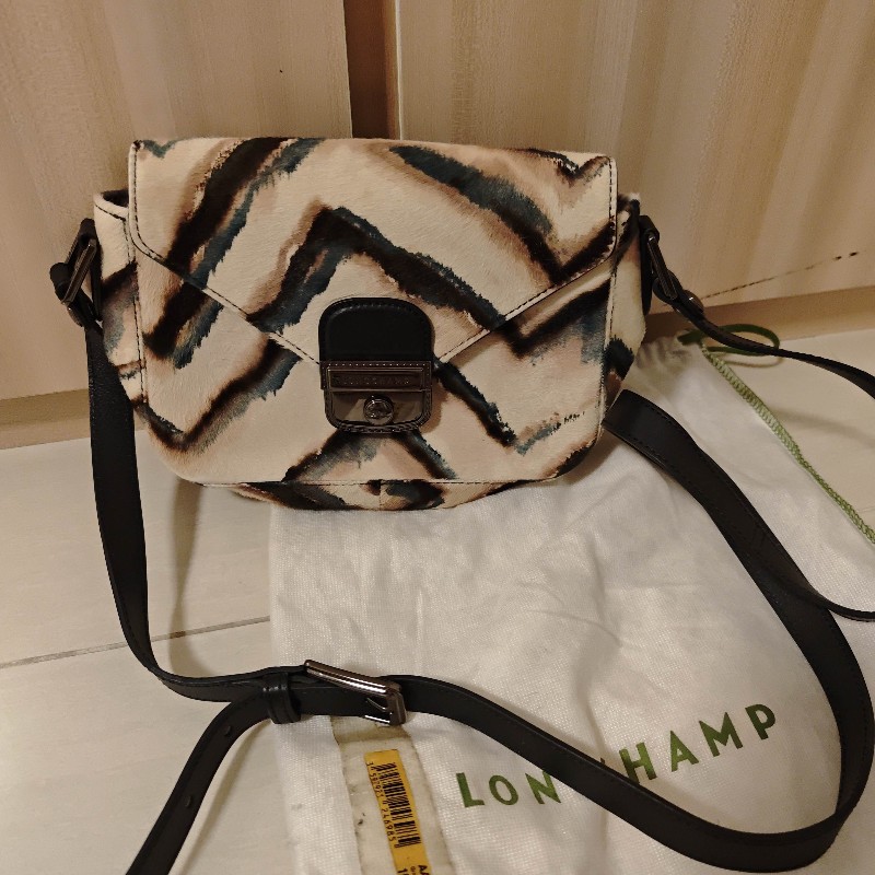 longchamp crossbody bag in grey-5