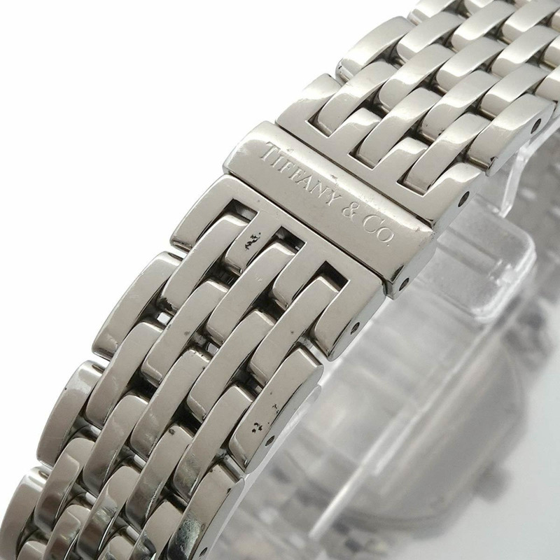 Tiffany & Co. Mark Coupe 女士手錶，日期，銀色，石英，-6