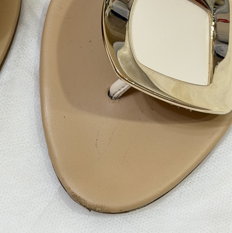 Roger vivier 米杏色涼鞋-2