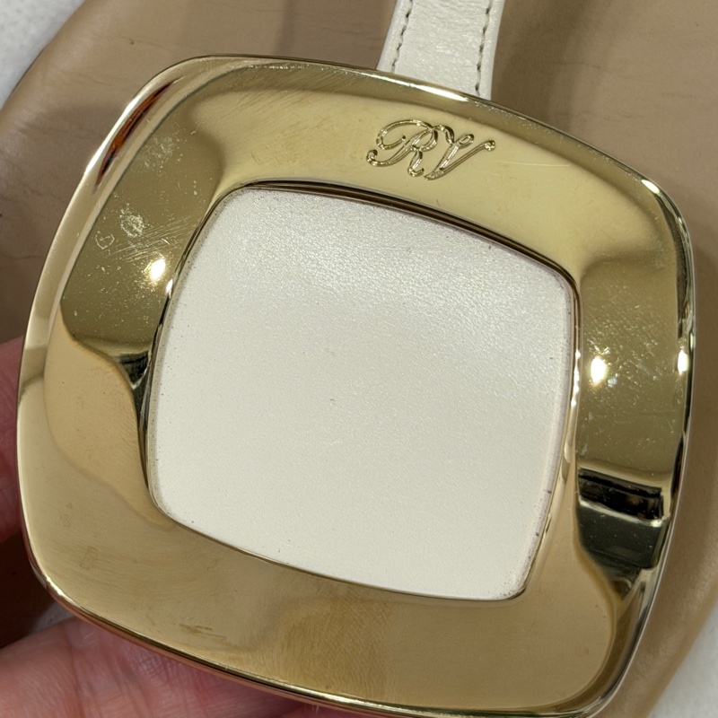 Roger vivier 米杏色涼鞋-4