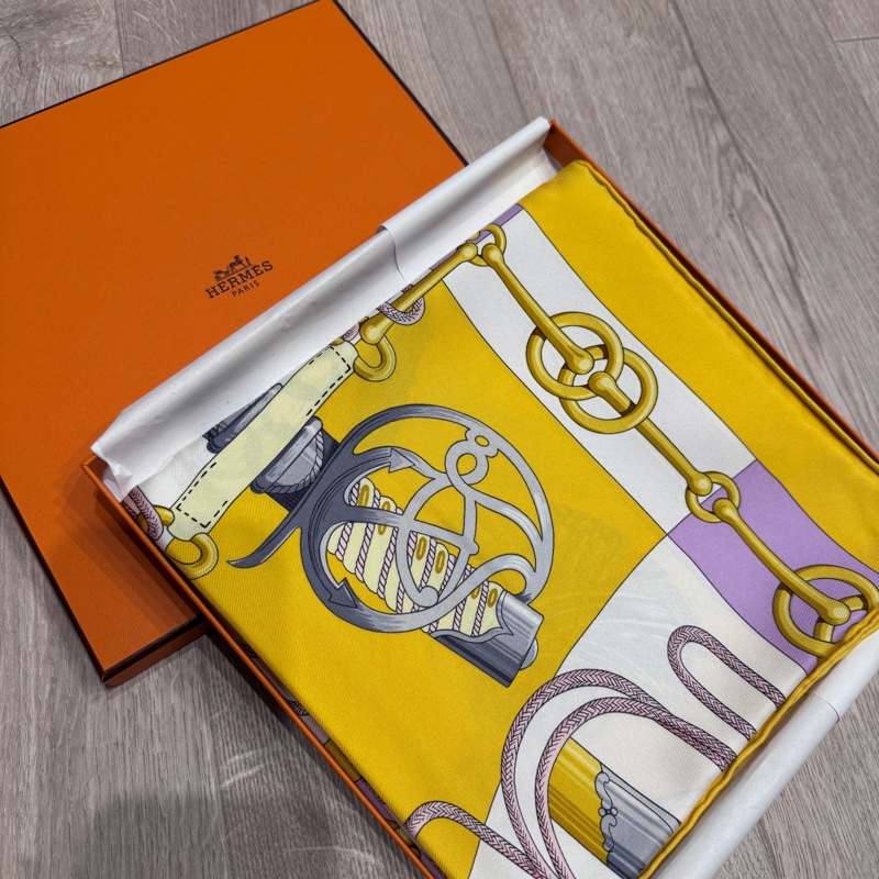 愛馬仕(Hermès)Cliquetis絲巾-5