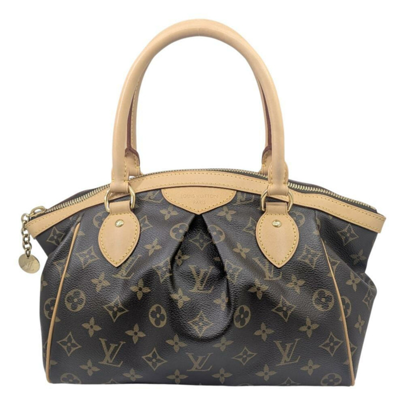 LOUIS VUITTON 路易威登 Monogram Tivoli PM 棕色 M40143 帆布女士手提包-0