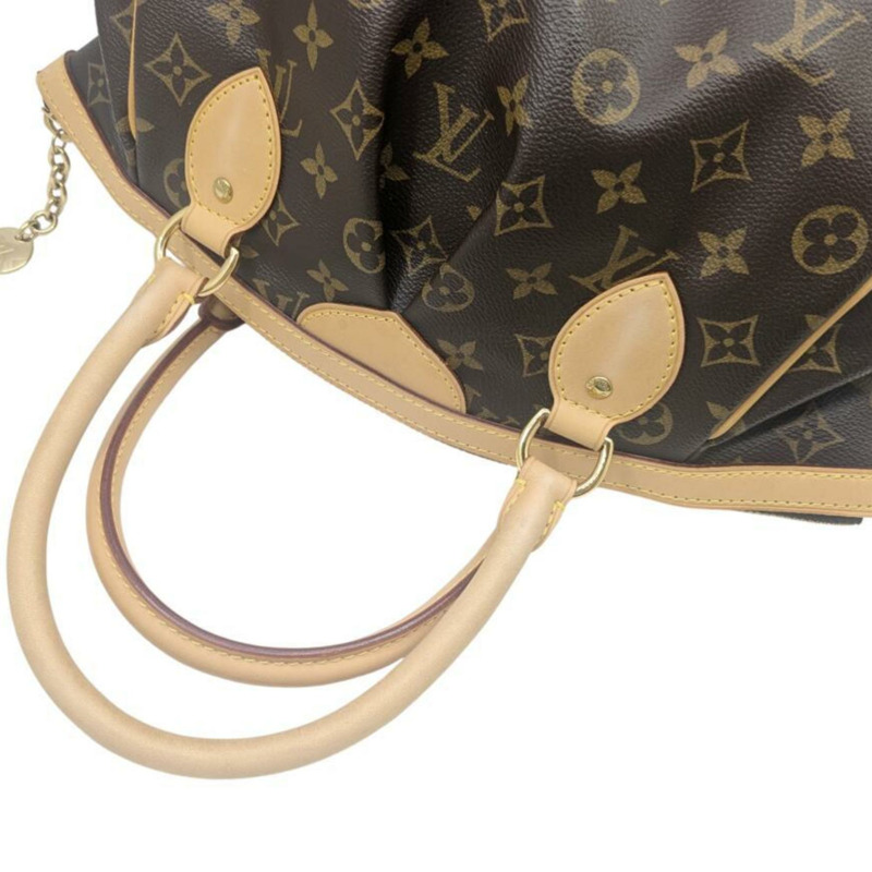 LOUIS VUITTON 路易威登 Monogram Tivoli PM 棕色 M40143 帆布女士手提包-2