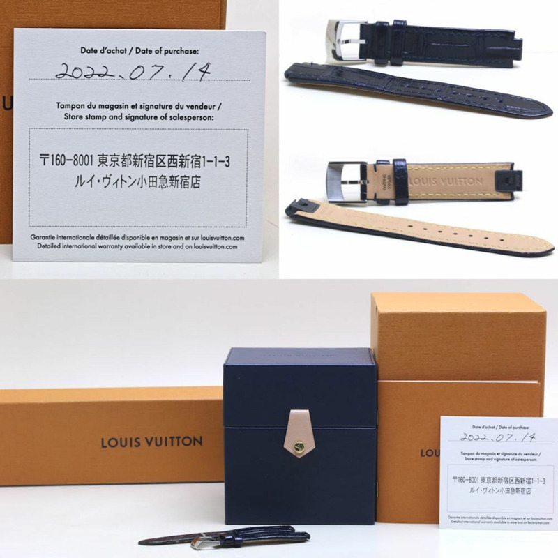 LOUIS VUITTON Tambour PM 8P 鑽石 Q12MGZ 女士手錶 40090-8