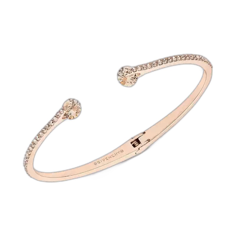 🇫🇷 來自法國優雅品牌 Givenchy #紀梵希 #華麗雙水晶開口手環 🚩輕鬆入手平價大牌手環🚩 #平價又好看 ☝🏽價格親民,開口設計不挑手腕大小,造型優雅獨特 🔺 顏色:玫瑰金 🌟內直徑約5.5cm ⚠️簡易包裝,無盒,可接受在下標⚠️-8