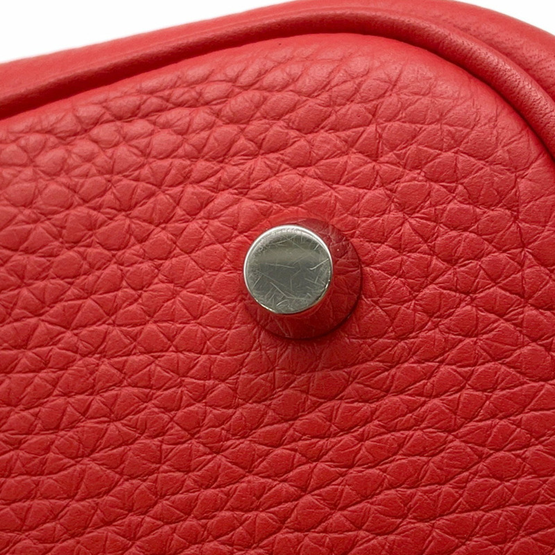 Hermes Hermès Picotin Lock MM Rouge Tomato Rose Eglantine Taurillon Clemence Swift X Stamp-8