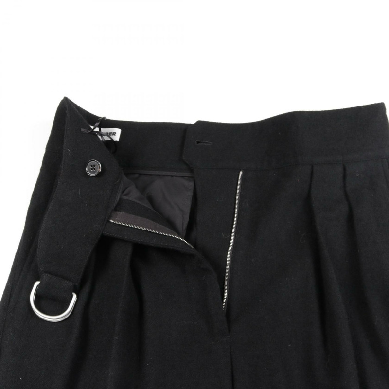 JIL SANDER 褲子 羊毛 黑色 二手 女士-5