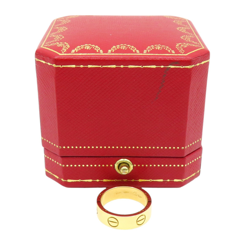 18K黃金 Love 戒指 #50【Cartier 卡地亞】-6