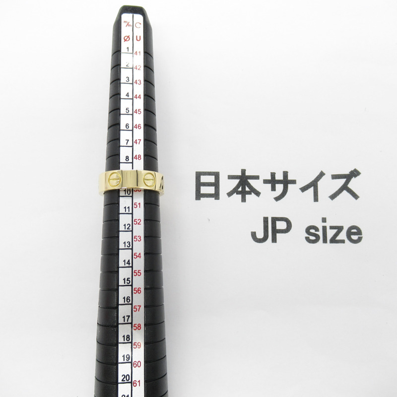 18K黃金 Love 戒指 #50【Cartier 卡地亞】-7