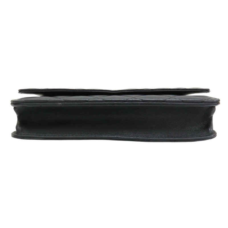 黑色 菱格紋 羊皮 WOC 鍊帶 肩背包 金扣 A33814【CHANEL 香奈兒】 A33814-3