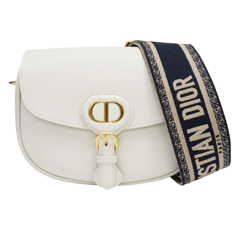 白色 牛皮 Bobby 肩背包【Dior 迪奧】 M9319-0