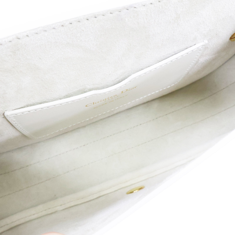 白色 牛皮 Bobby 肩背包【Dior 迪奧】 M9319-4