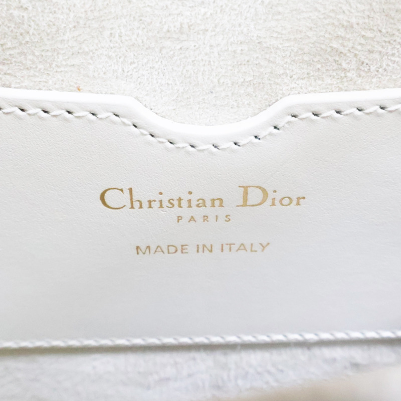 白色 牛皮 Bobby 肩背包【Dior 迪奧】 M9319-5