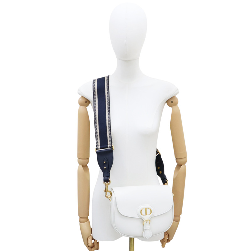 白色 牛皮 Bobby 肩背包【Dior 迪奧】 M9319-7
