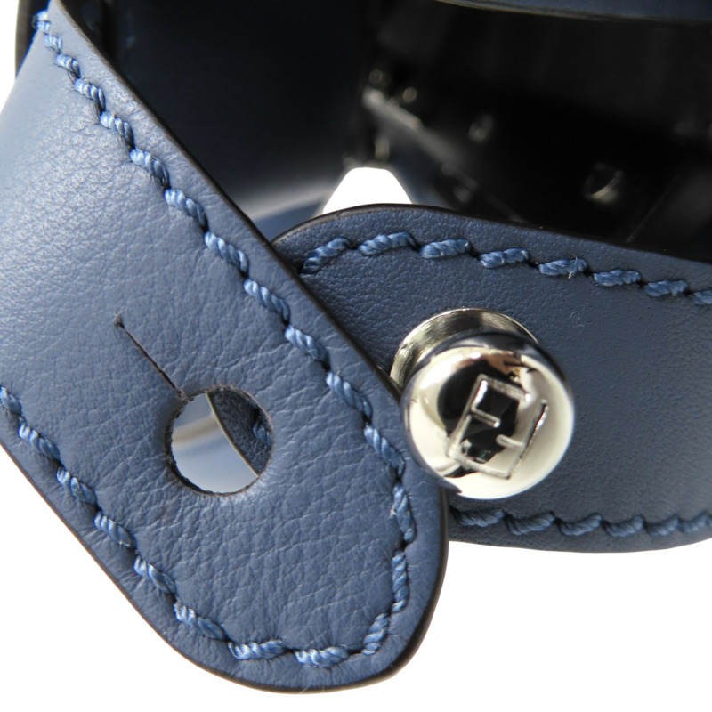 藍色牛皮 Peekaboo 兩用包【FENDI 芬迪】 8BN290-19