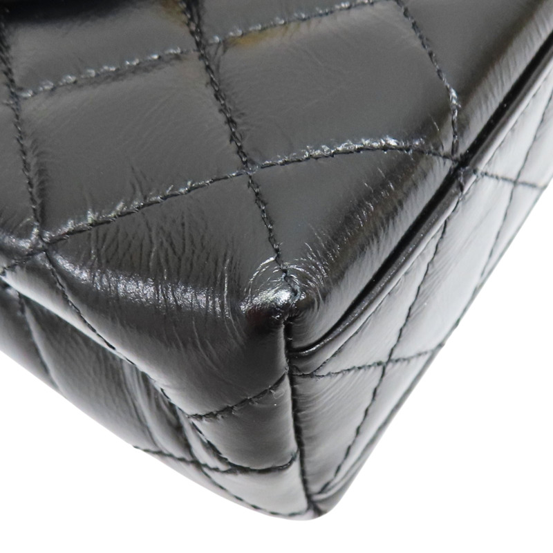 黑色 牛皮 Kelly nano 鍊帶 肩背包 金扣【CHANEL 香奈兒】 AP3435-8