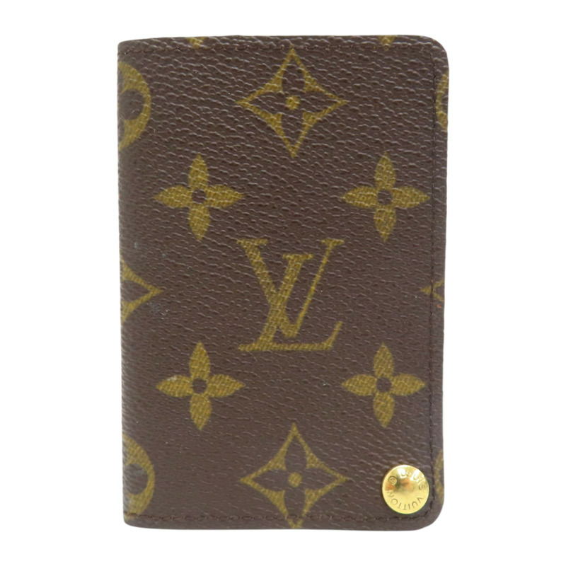 棕色 原花帆布 M60937 名片夾 [LV Louis Vuitton 路易威登] M60937-0