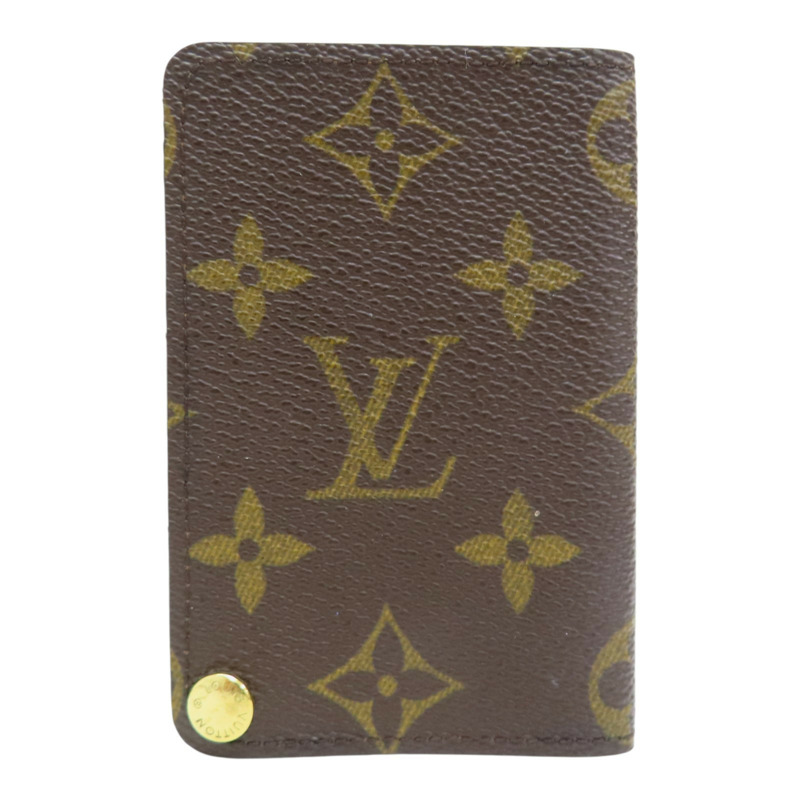 棕色 原花帆布 M60937 名片夾 [LV Louis Vuitton 路易威登] M60937-1