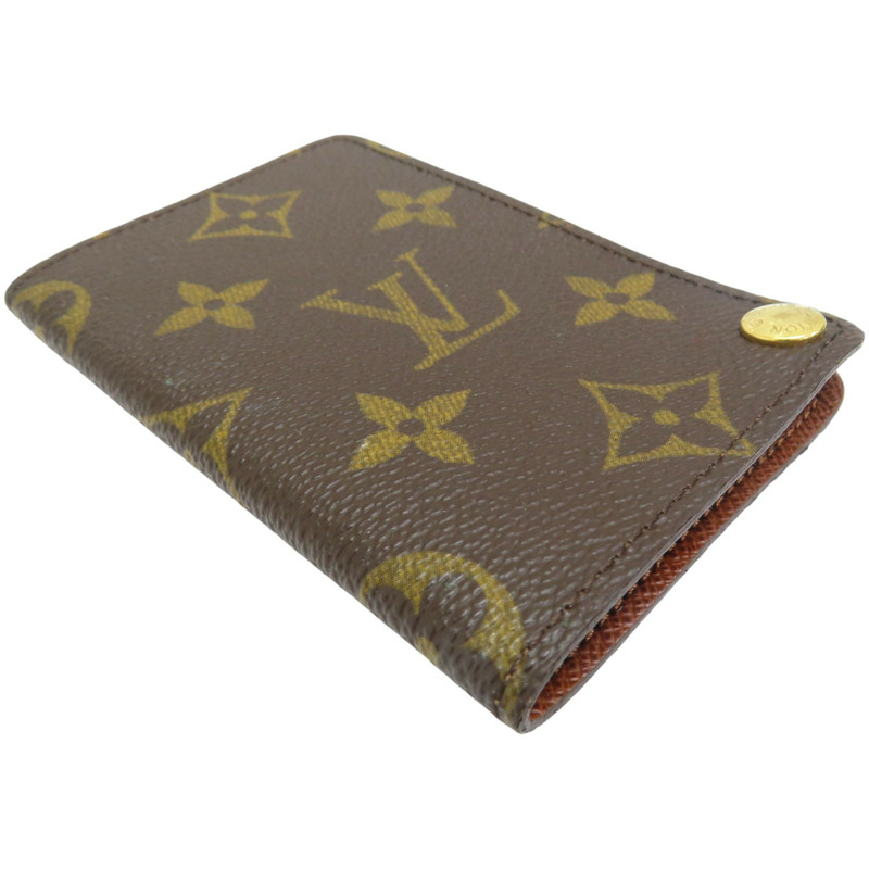棕色 原花帆布 M60937 名片夾 [LV Louis Vuitton 路易威登] M60937-2