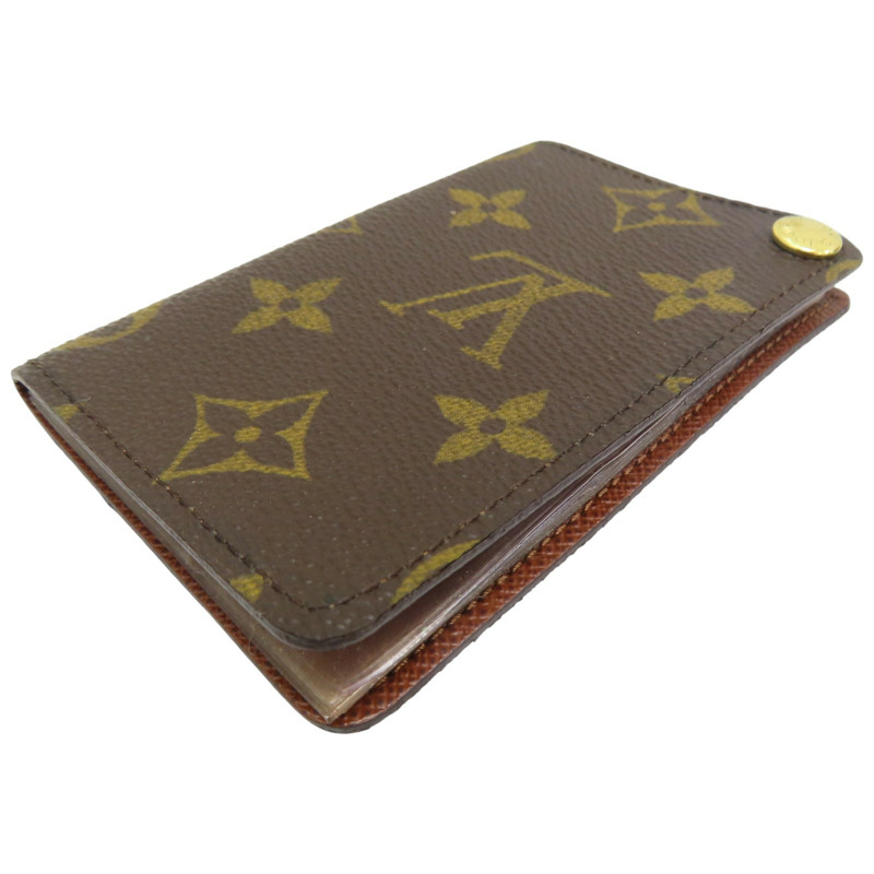 棕色 原花帆布 M60937 名片夾 [LV Louis Vuitton 路易威登] M60937-3