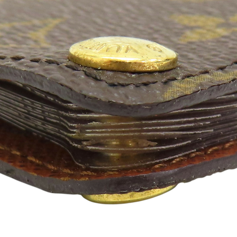 棕色 原花帆布 M60937 名片夾 [LV Louis Vuitton 路易威登] M60937-6