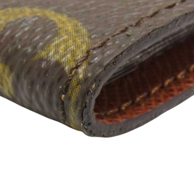 棕色 原花帆布 M60937 名片夾 [LV Louis Vuitton 路易威登] M60937-9