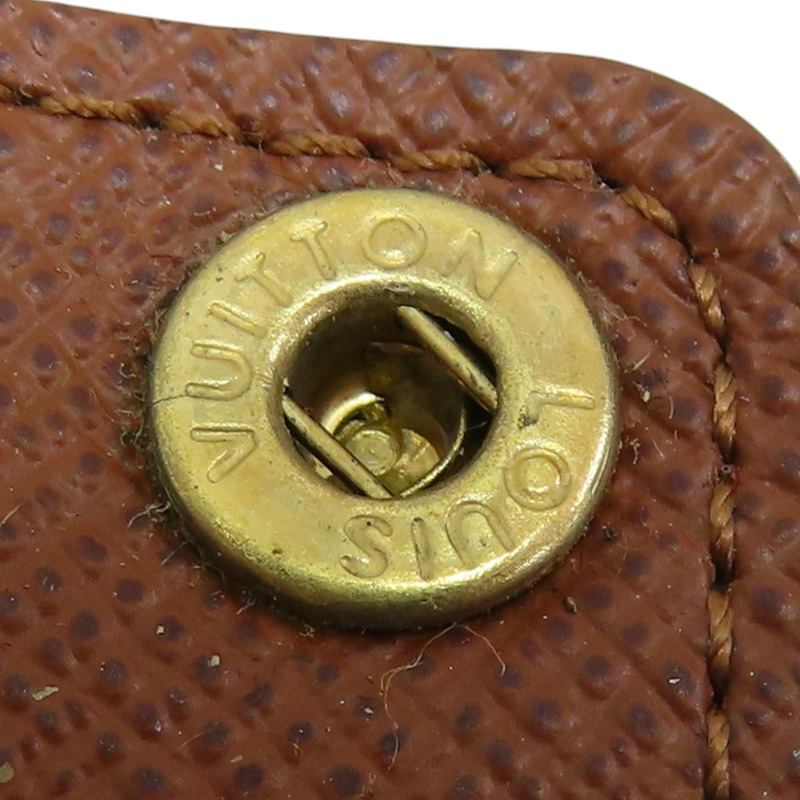 棕色 原花帆布 M60937 名片夾 [LV Louis Vuitton 路易威登] M60937-10