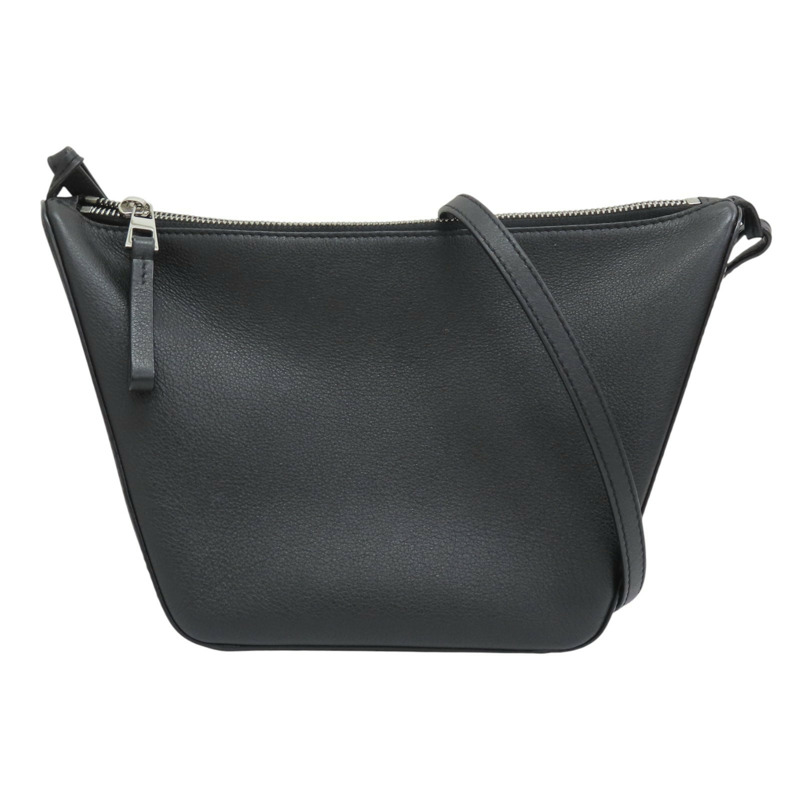 黑色牛皮 Hammock 肩背包 A538G13X01 [LOEWE 羅威] A538G13X01-0