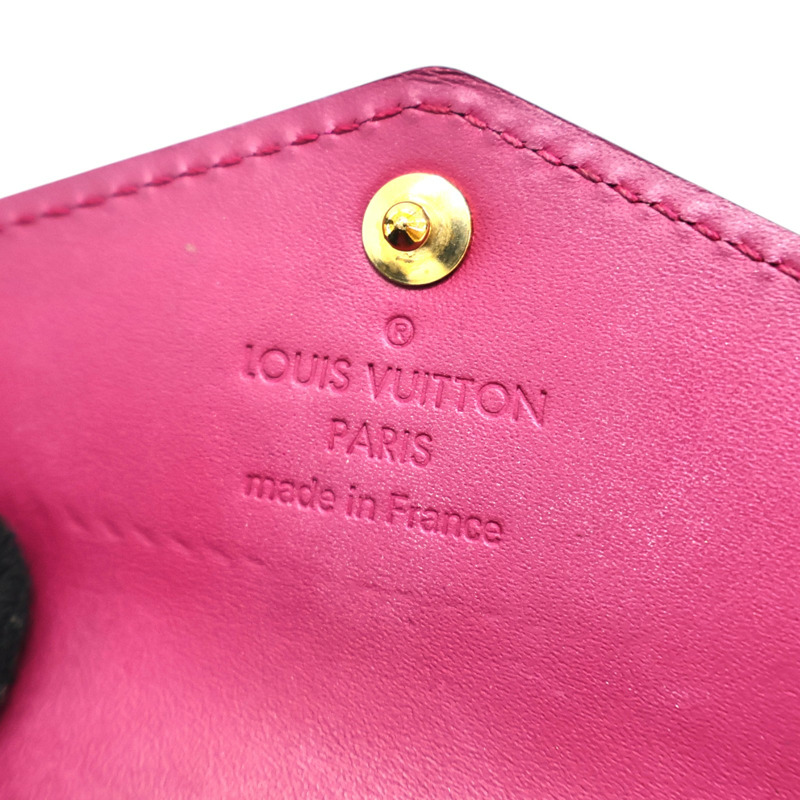 粉紅色 原花漆皮 金扣 Multicles 6 鑰匙包 M90901 【LOUIS VUITTON LV 路易威登】 M90901-5