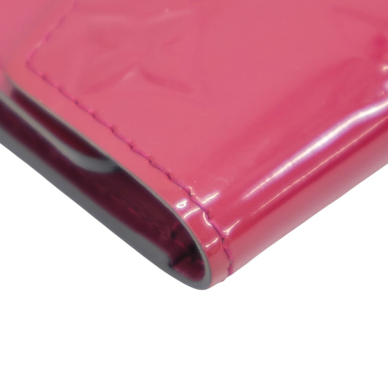 粉紅色 原花漆皮 金扣 Multicles 6 鑰匙包 M90901 【LOUIS VUITTON LV 路易威登】 M90901-9