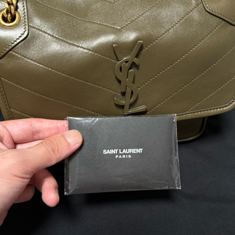 YSL NIKI 流浪包軍綠-19