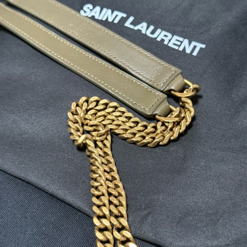 YSL NIKI 流浪包軍綠-20