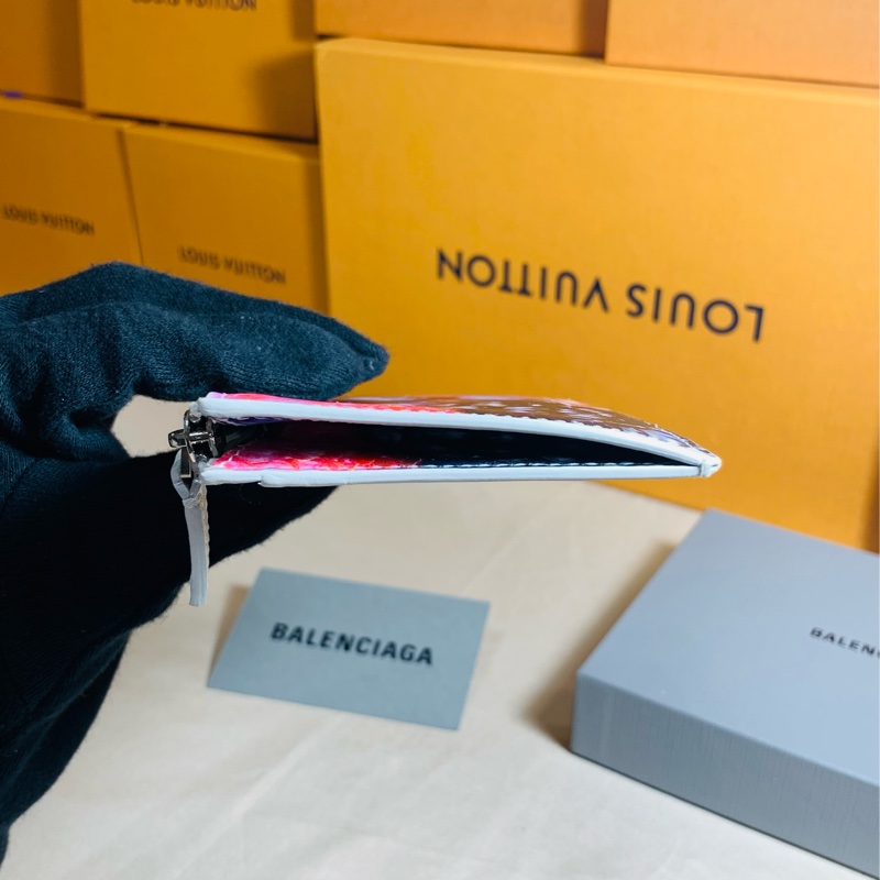 🎁全新盒裝 Balenciaga 巴黎世家 限量水果拉鏈卡夾/零錢包萬用夾-6