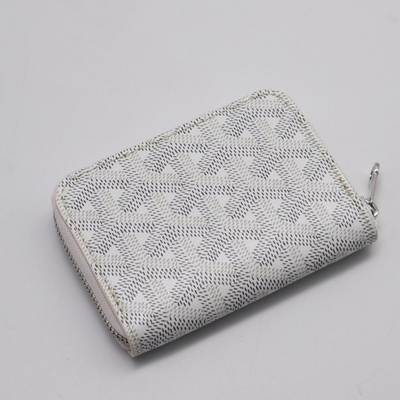 GOYARD Matignon拉鍊零錢包 - 迷你白-1