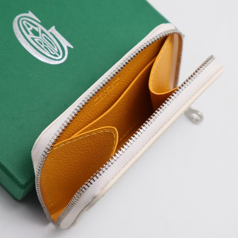 GOYARD Matignon拉鍊零錢包 - 迷你白-3