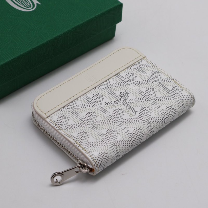 GOYARD Matignon拉鍊零錢包 - 迷你白-5