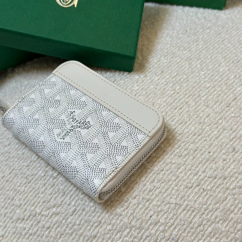 GOYARD Matignon拉鍊零錢包 - 迷你白-2