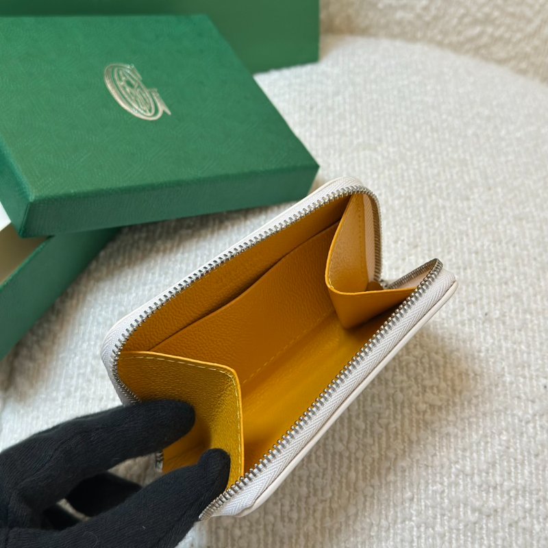 GOYARD Matignon拉鍊零錢包 - 迷你白-3
