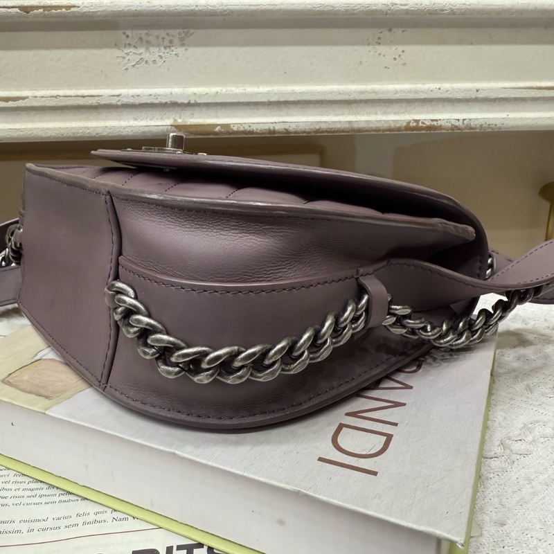 Chanel 香芋紫马鞍包-3