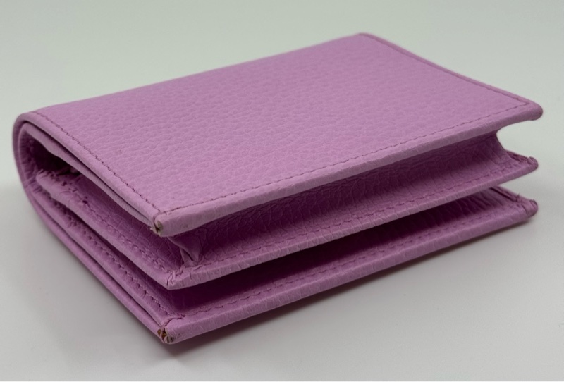 Gucci 狗狗限量版 粉紅色 牛皮小錢包-17